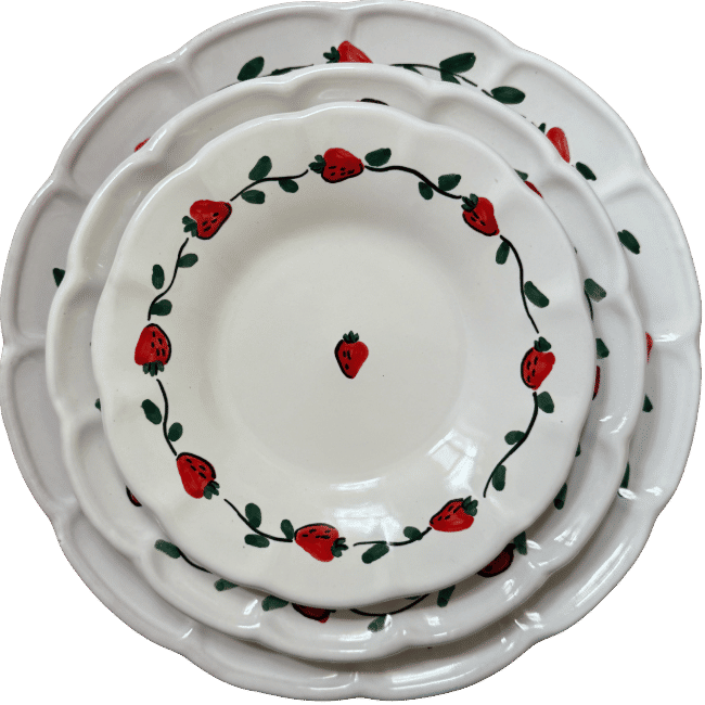 Frutta Strawberry Plate - 16cm